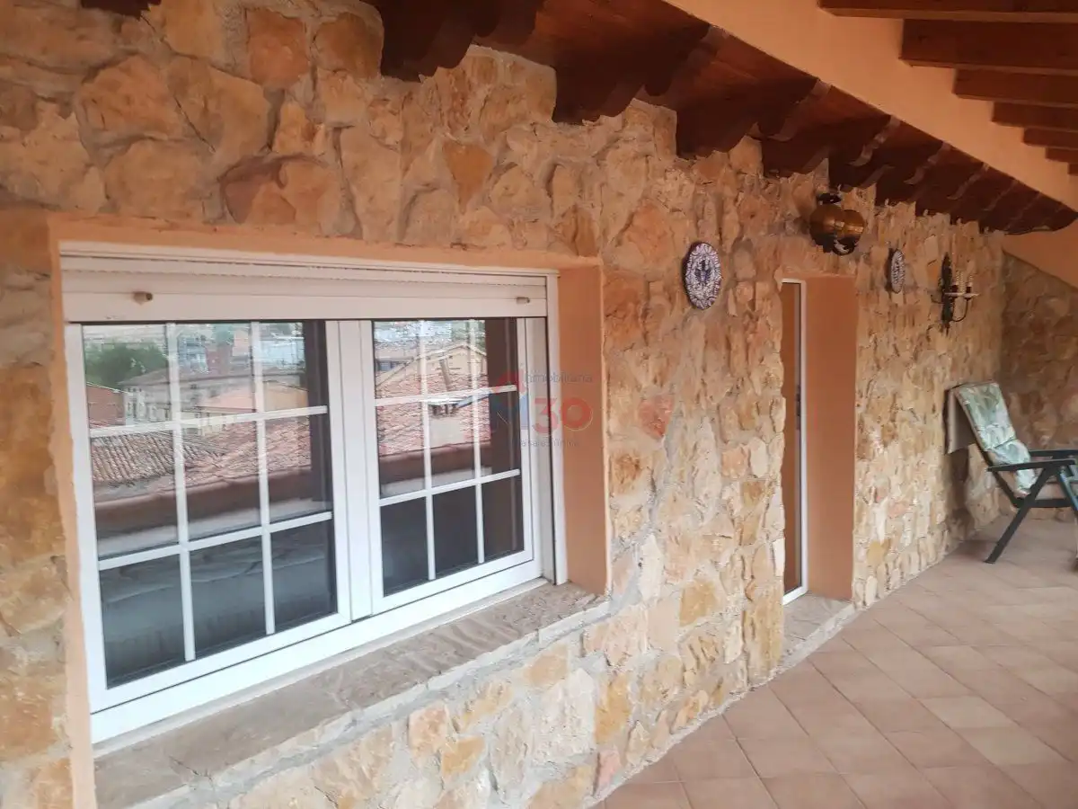 Vista exterior de Casa o xalet en venda en Pancorbo amb Calefacció, Terrassa i Traster