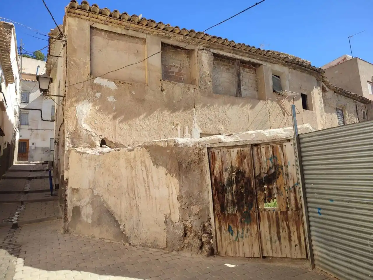 Vista exterior de Casa adosada en venda en Mula