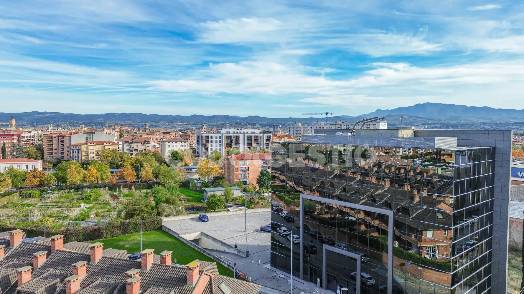 Vista exterior de Oficina de alquiler en Vic
