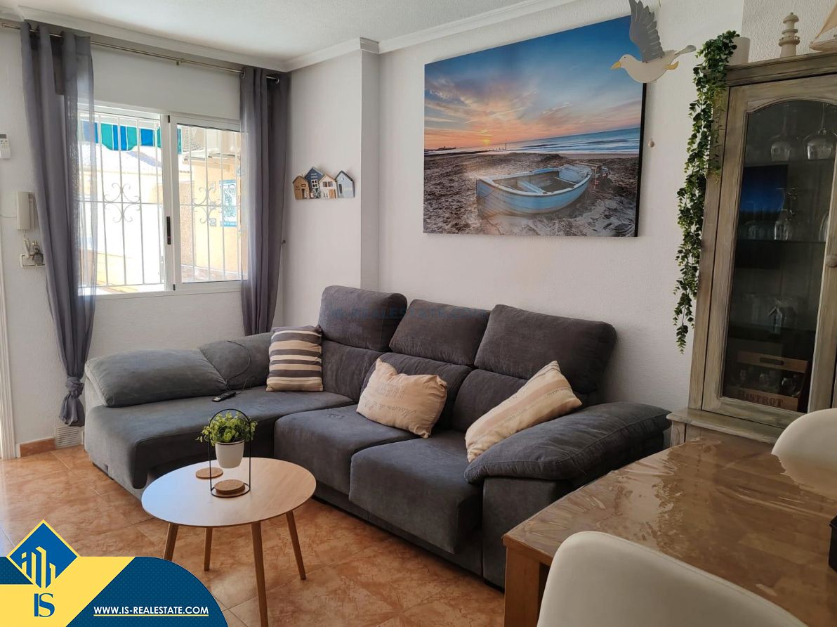 Sala d'estar de Apartament en venda en Torrevieja amb Aire condicionat, Calefacció i Terrassa