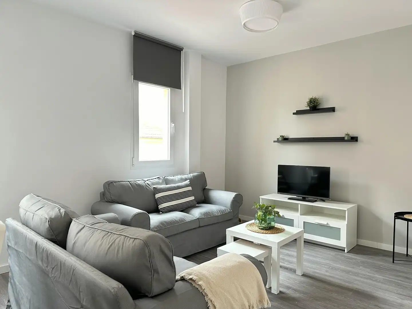 Wohnzimmer von Wohnung zur untervermieten in Madrid mit Möbliert
