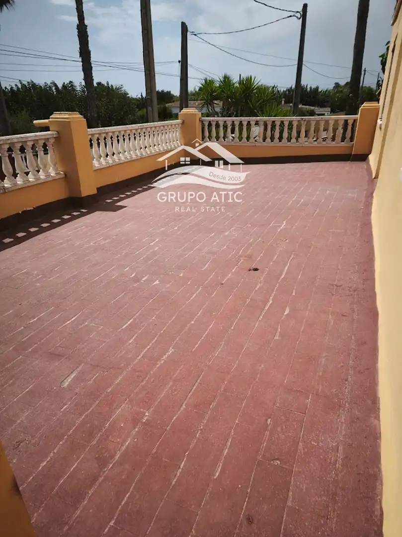 Terraza de Casa o chalet en venta en Burriana / Borriana con Aire acondicionado, Calefacción y Jardín privado