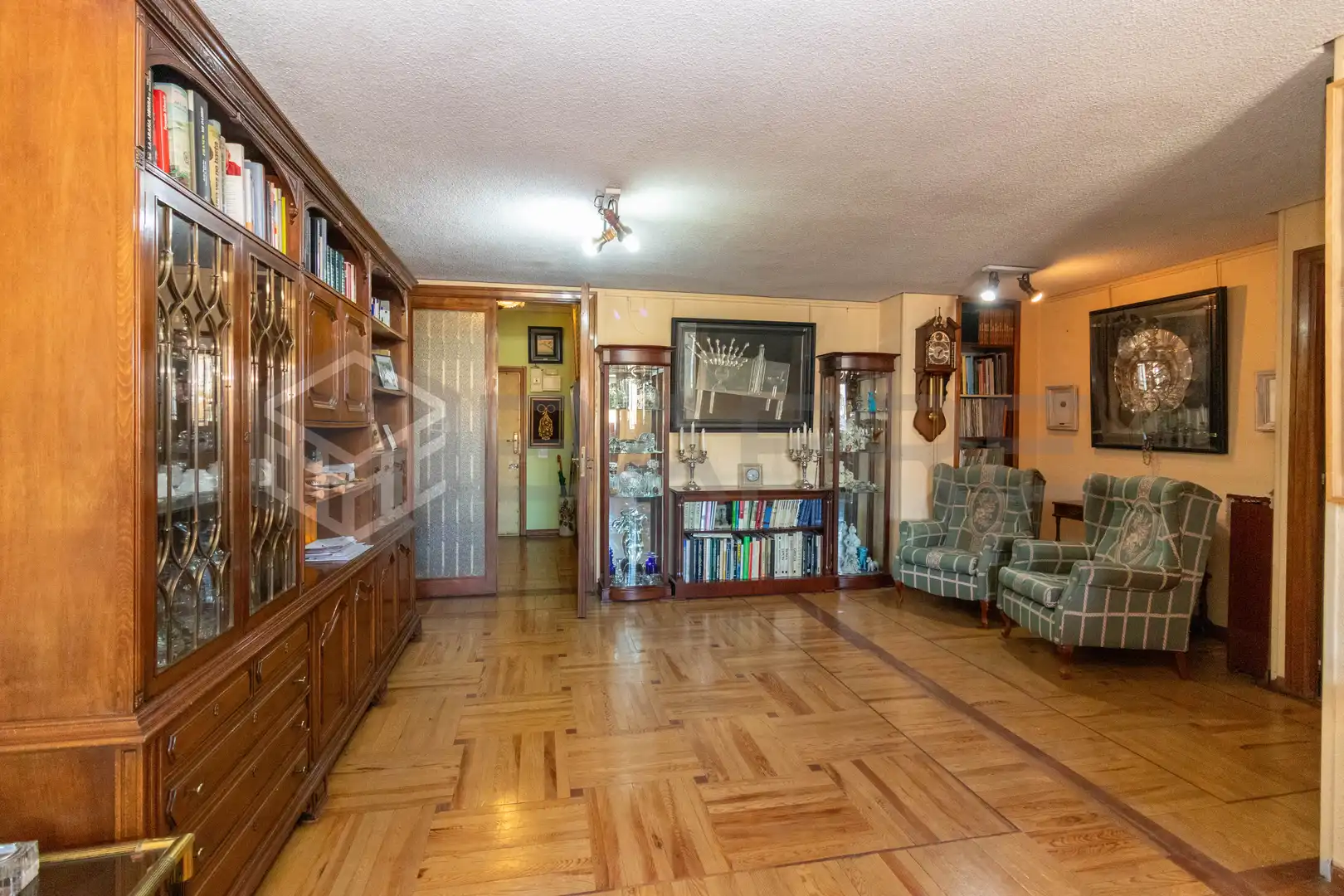 Sala d'estar de Àtic en venda en Madrid amb Aire condicionat, Calefacció i Terrassa