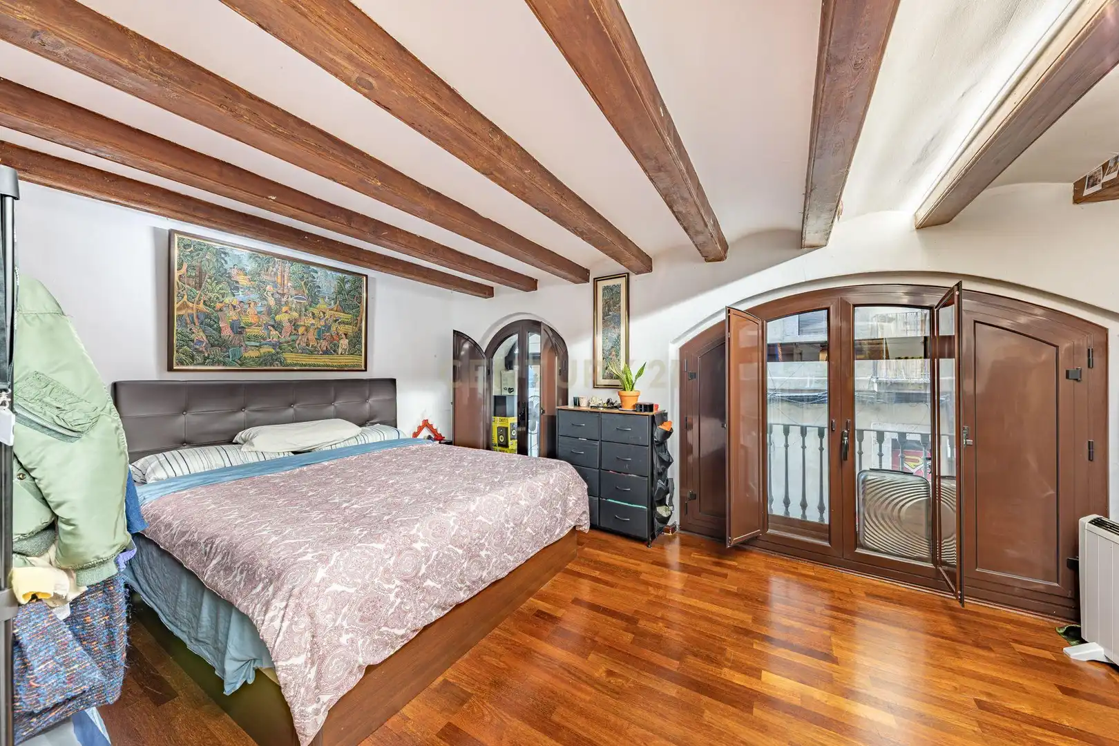 Bedroom of Apartments for sale in Barcelona  with Oven, Washing machine and Microwave