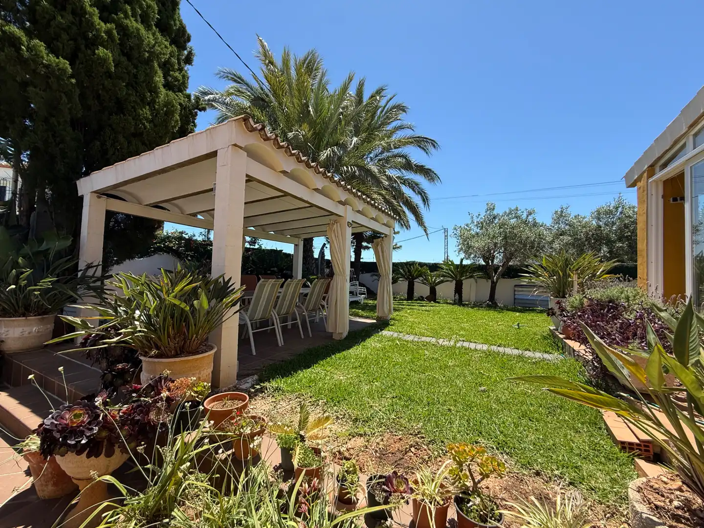 Garden of Houses for sale in Dénia  with Air Conditioner, Heating and Private garden