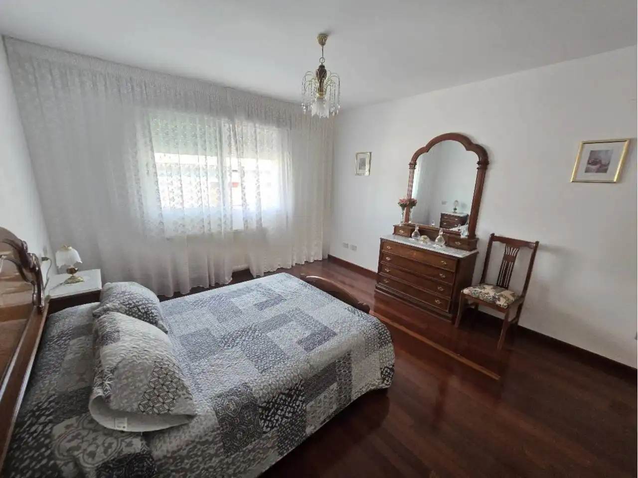 Schlafzimmer von Wohnung zum Verkauf in Baleira mit Heizung, Terrasse und Möbliert