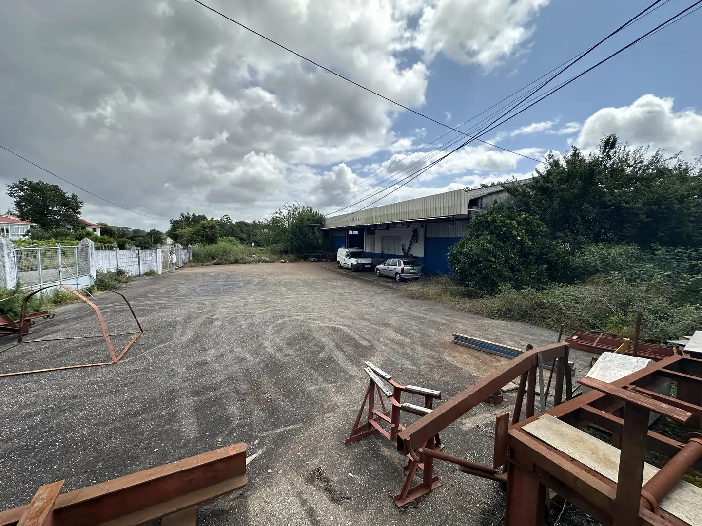Exterior view of Industrial buildings for sale in O Rosal  