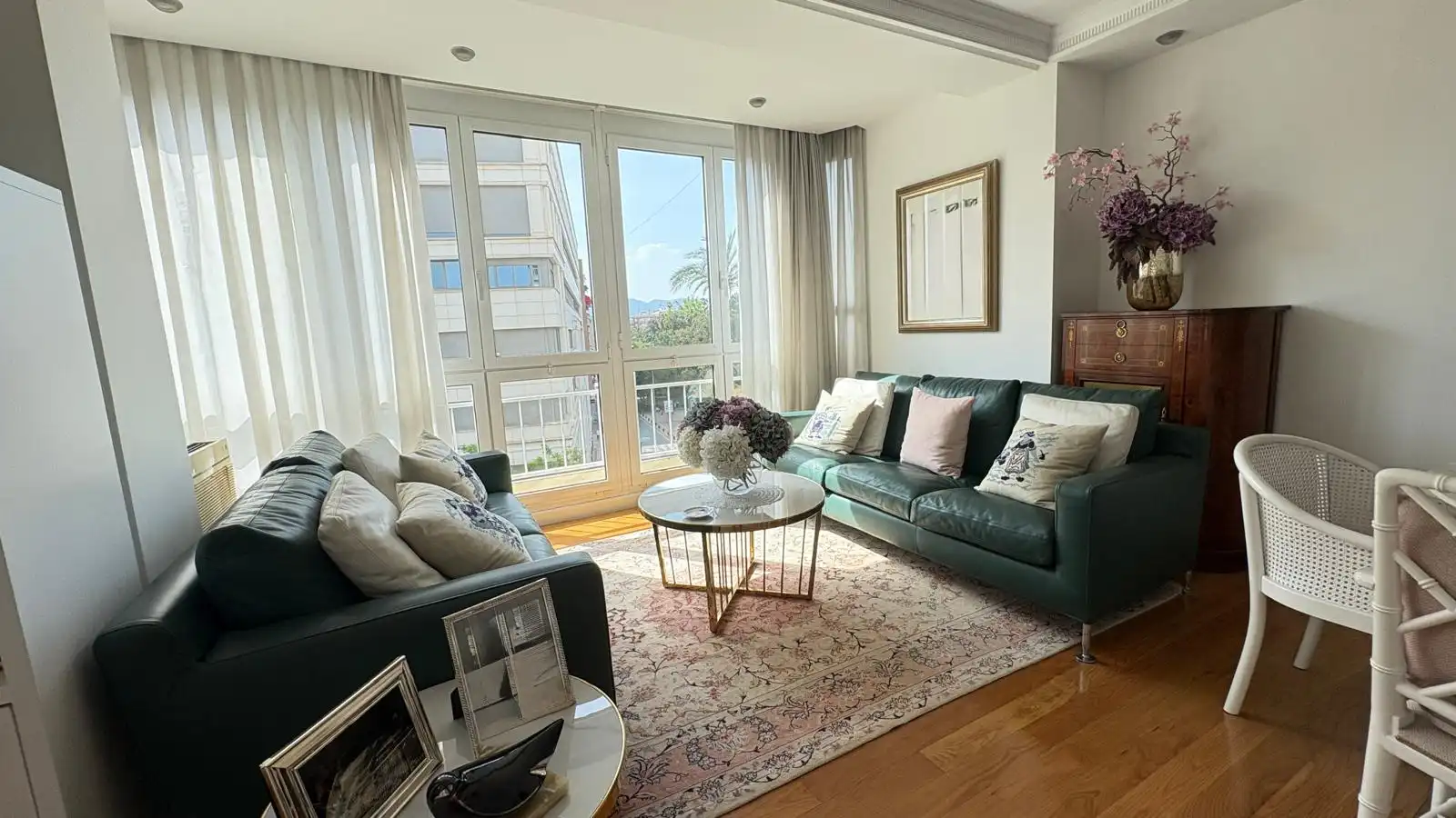 Sala de estar de Piso en venta en Murcia con Aire acondicionado y Balcón