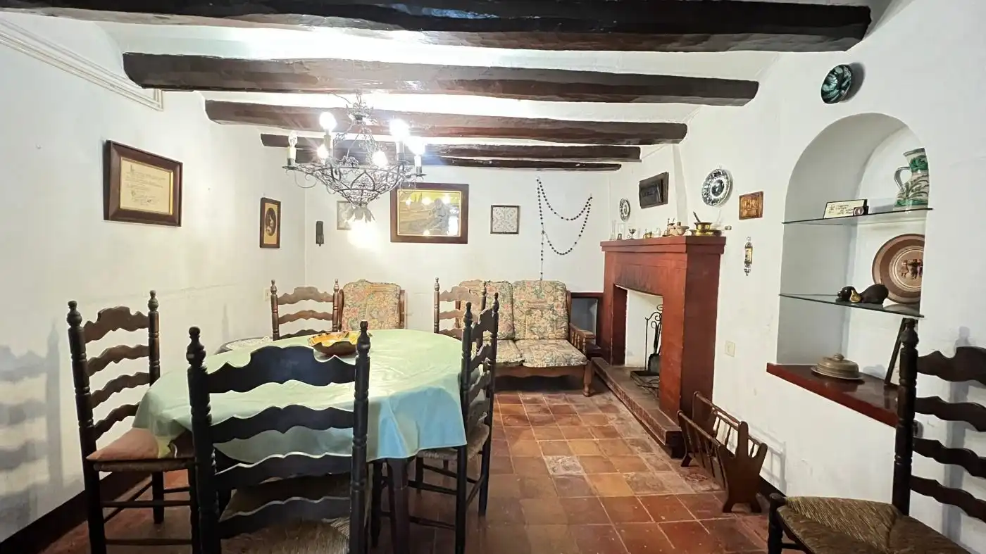 Esszimmer von Haus oder Chalet zum Verkauf in Sant Cugat Sesgarrigues mit Heizung und Balkon