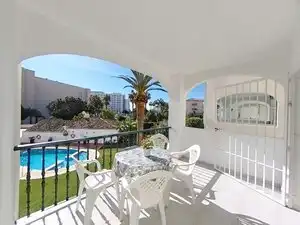 Terrasse von Wohnung zur Miete in Torremolinos mit Klimaanlage, Heizung und Möbliert