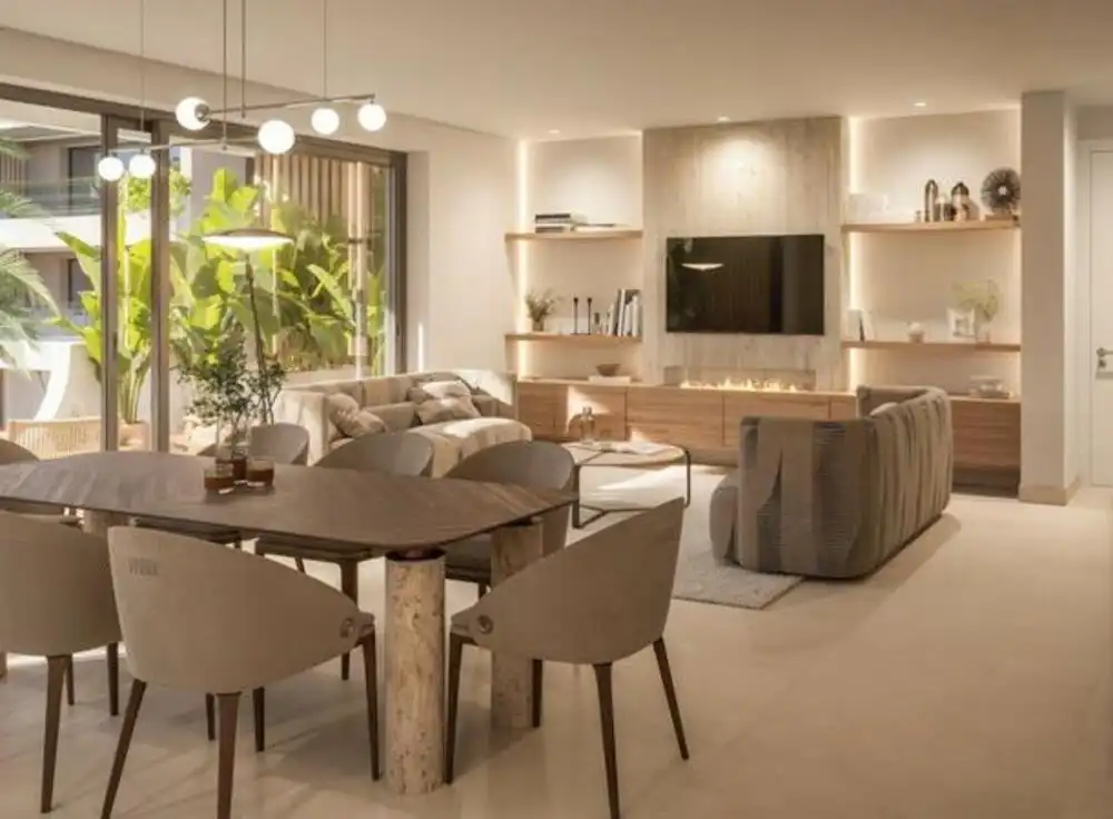 Sala de estar de Apartamento en venta en Marbella con Aire acondicionado, Calefacción y Terraza