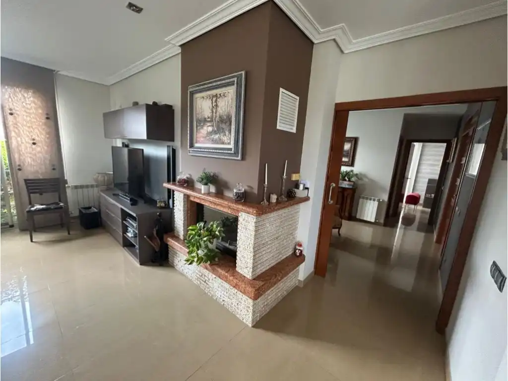 Sala d'estar de Casa o xalet en venda en Gandia amb Aire condicionat, Jardí privat i Terrassa