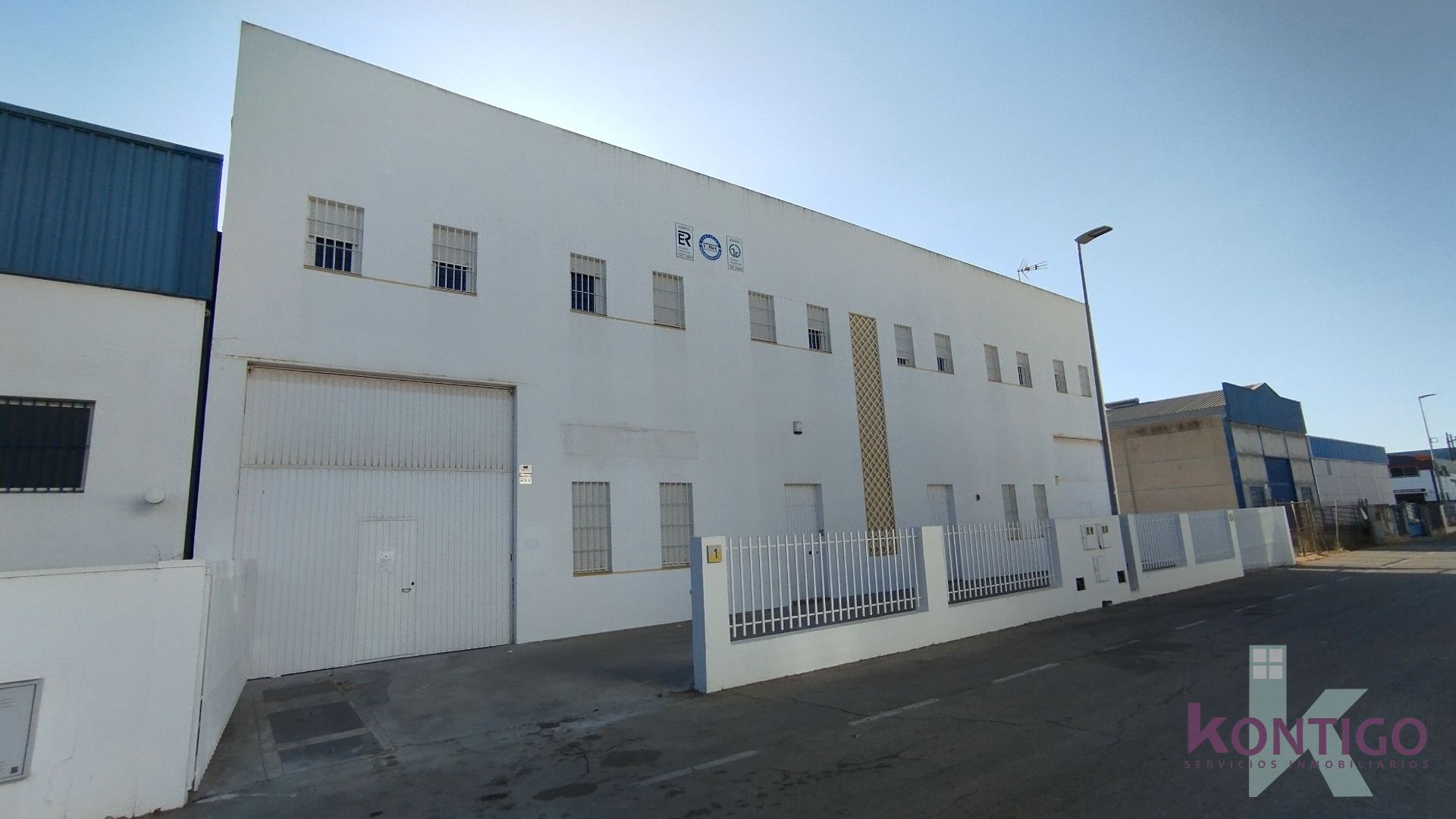 Exterior view of Industrial buildings for sale in Benacazón  with Heating and Alarm