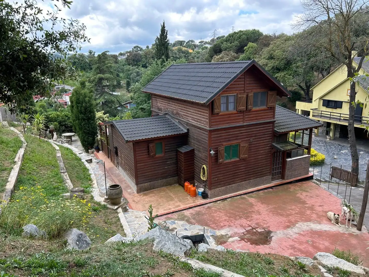 Vista exterior de Casa o chalet en venta en Santa Maria de Palautordera con Calefacción, Jardín privado y Trastero
