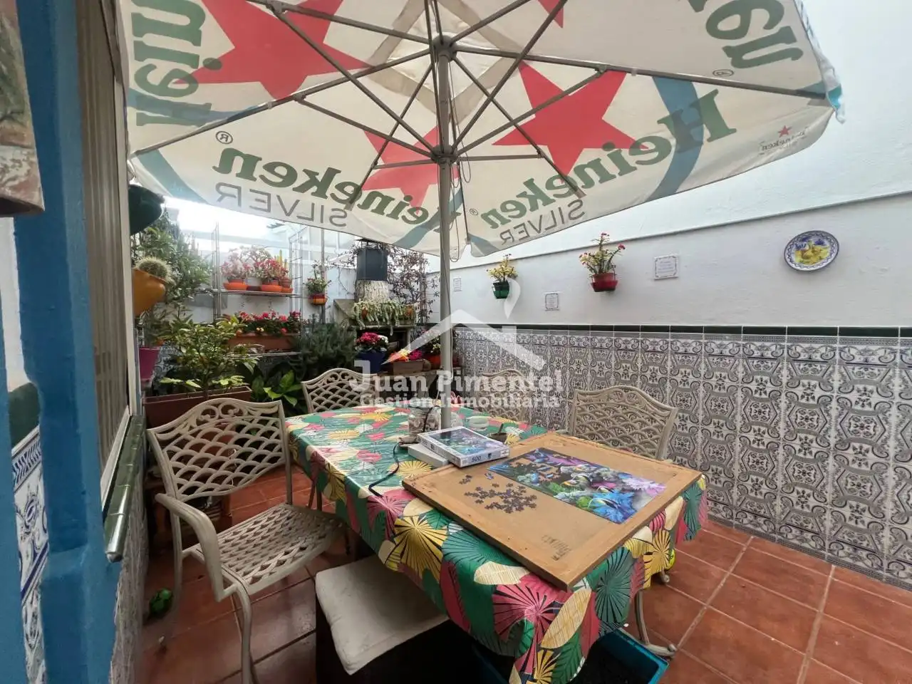 Terraza de Casa o chalet de alquiler en Estepona con Aire acondicionado y Amueblado