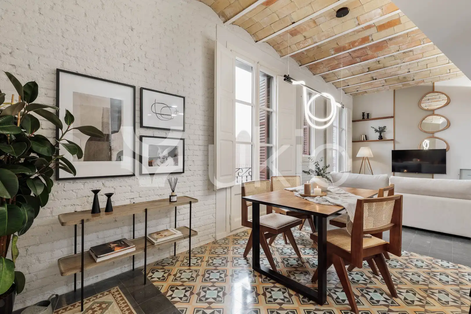 Exterior view of Apartments for rent in Barcelona  with Air Conditioner, Heating and Furnished
