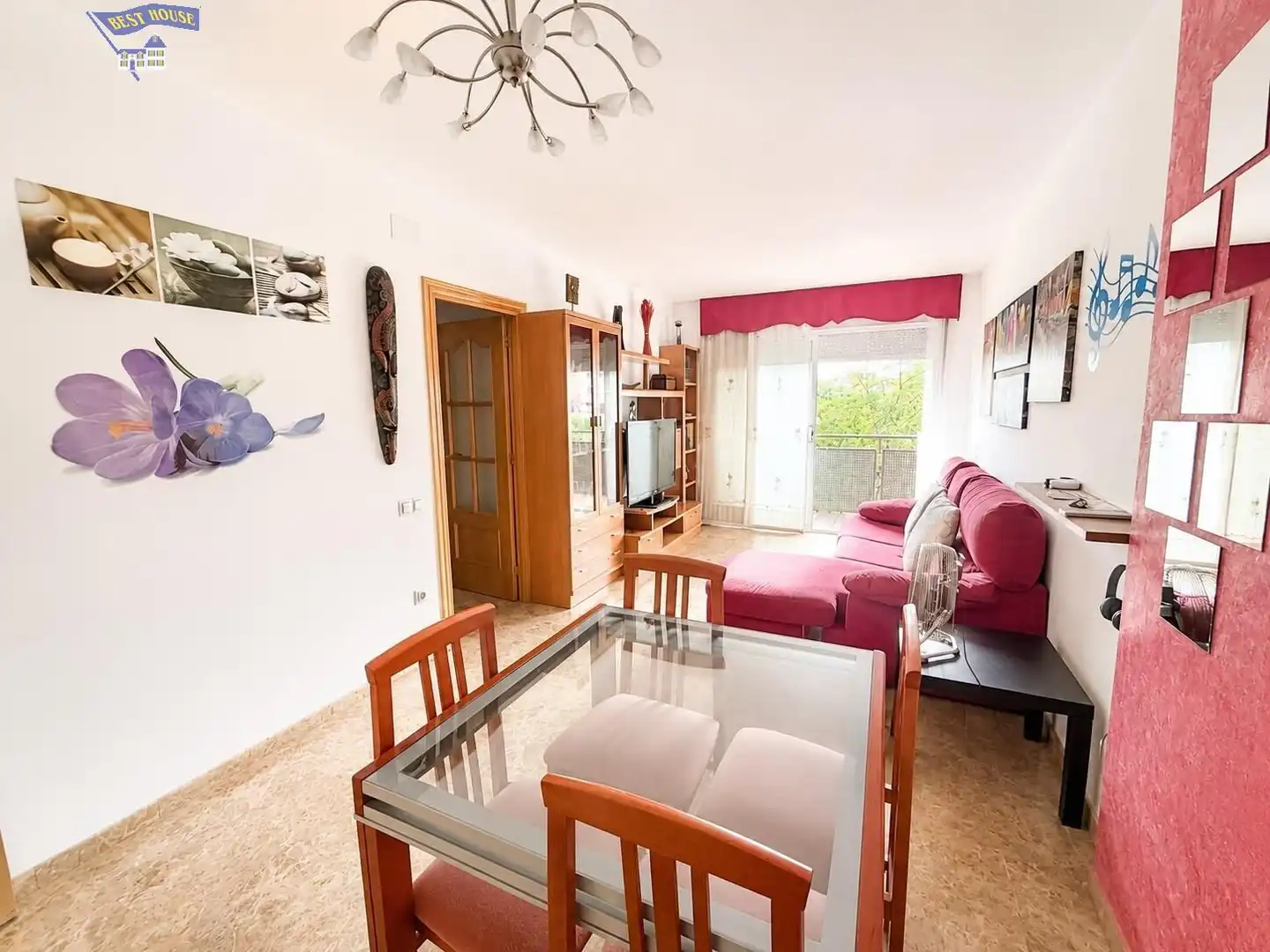 Sala de estar de Piso en venta en Terrassa con Calefacción y Balcón