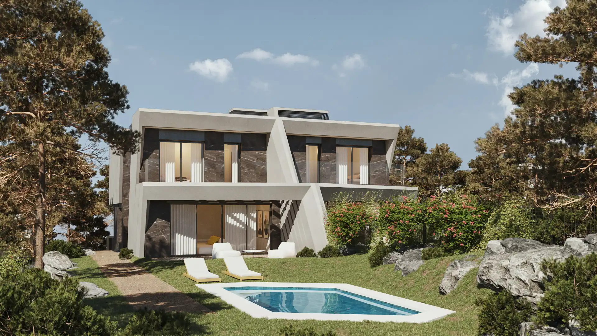 Exterior view of Houses for sale in Torrelodones  with Air Conditioner, Heating and Private garden