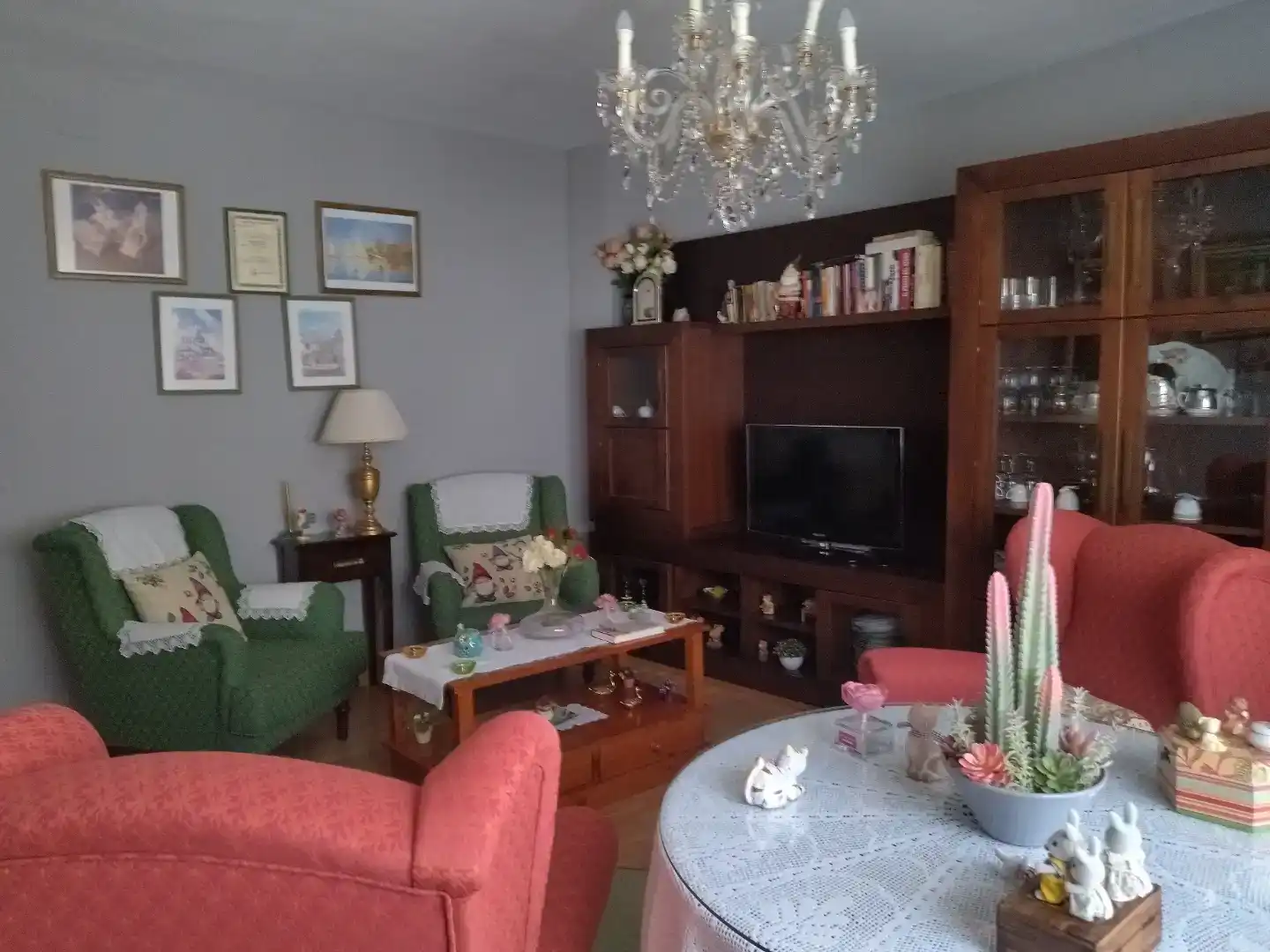 Sala d'estar de Pis en venda en Galisteo amb Aire condicionat, Parquet i Moblat