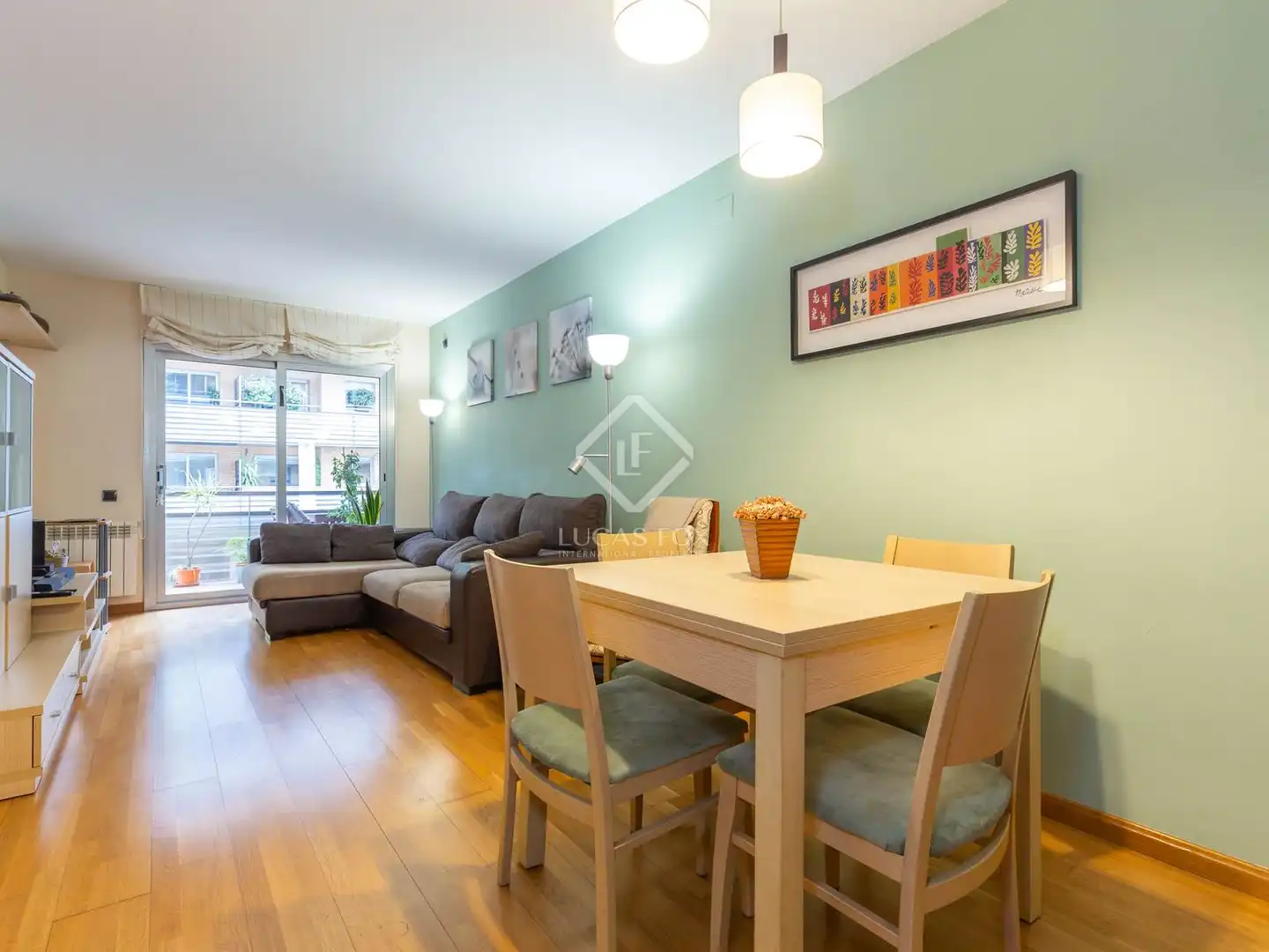 Sala de estar de Piso en venta en Sant Just Desvern con Aire acondicionado, Terraza y Trastero