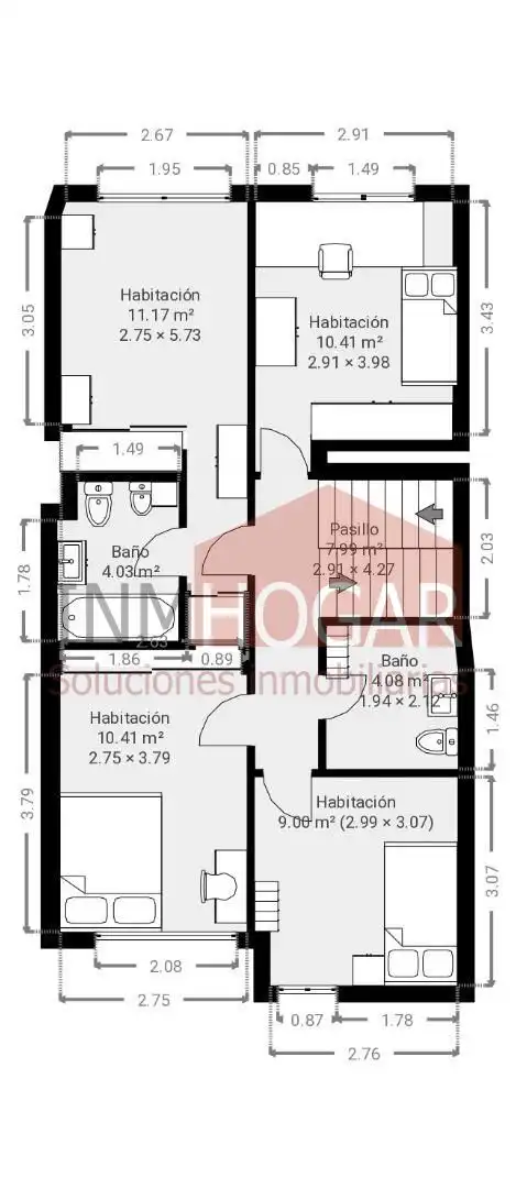 Casa adosada en venta en Hervencias Altas - El Pinar