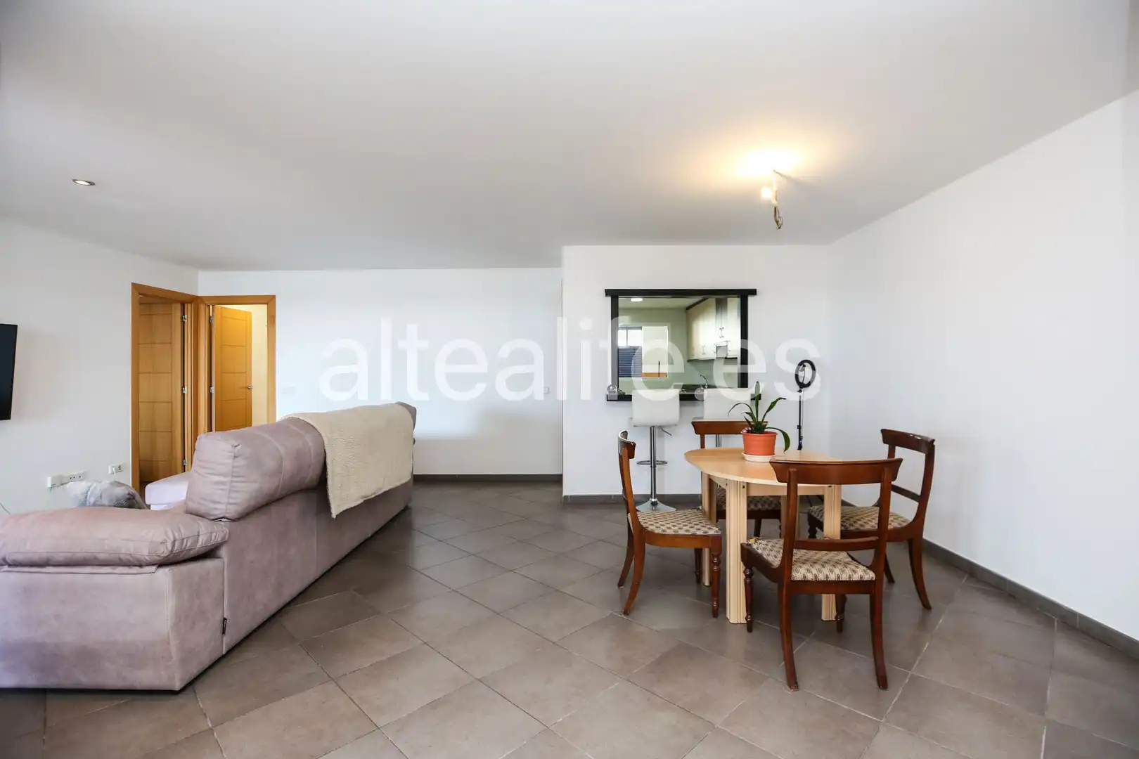 Sala de estar de Apartamento en venta en Callosa d'en Sarrià con Calefacción y Terraza
