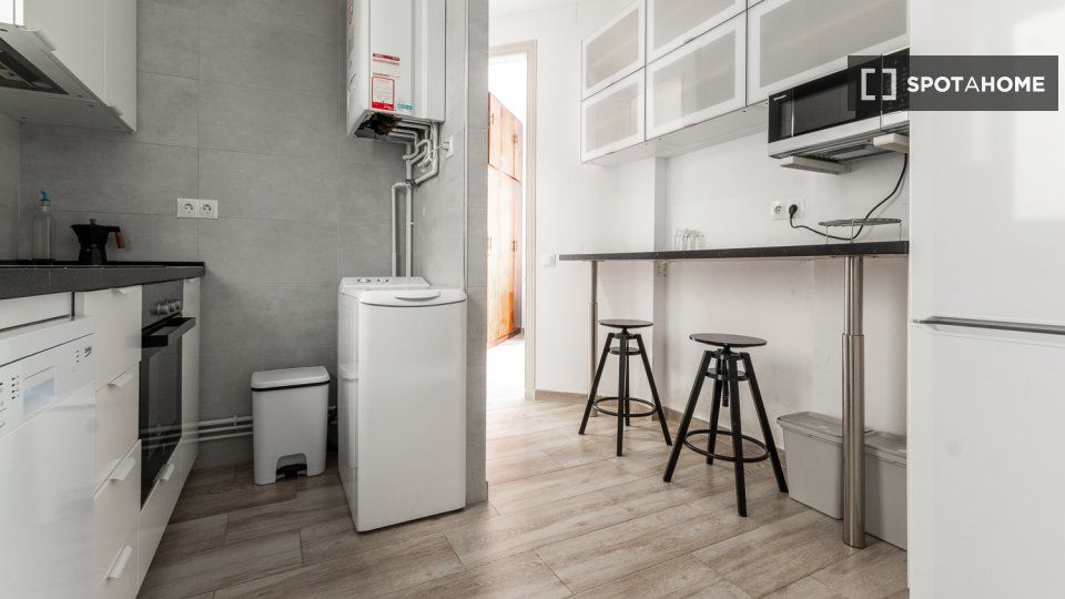 Kitchen of Flat to rent in  Barcelona Capital  with Air Conditioner, Heating and Furnished