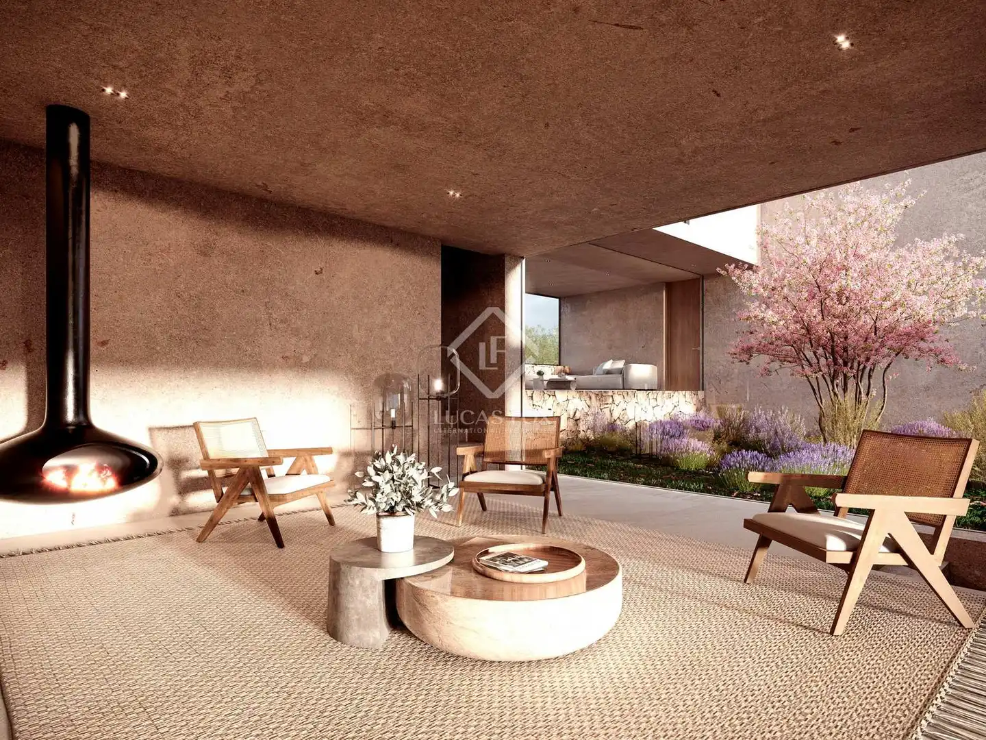 Terrassa de Casa o xalet en venda en Santa Eulària des Riu amb Aire condicionat, Jardí privat i Terrassa