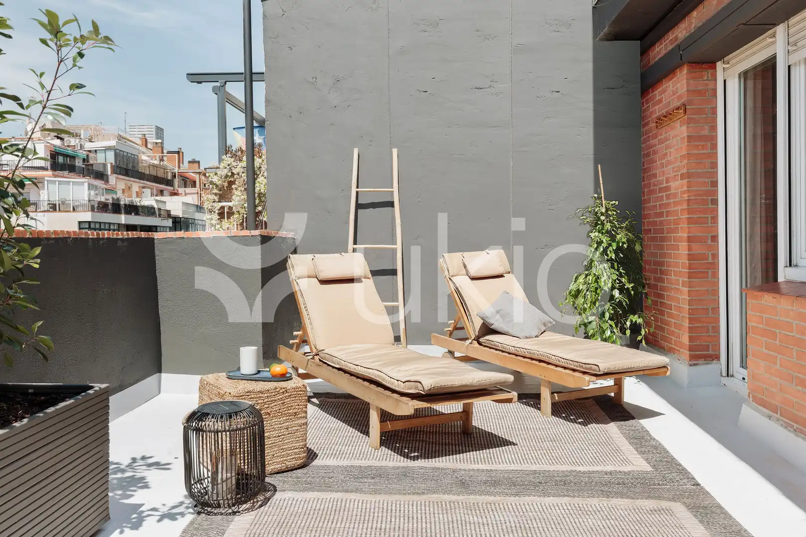 Terrassa de Apartament de lloguer en Barcelona amb Aire condicionat, Calefacció i Terrassa