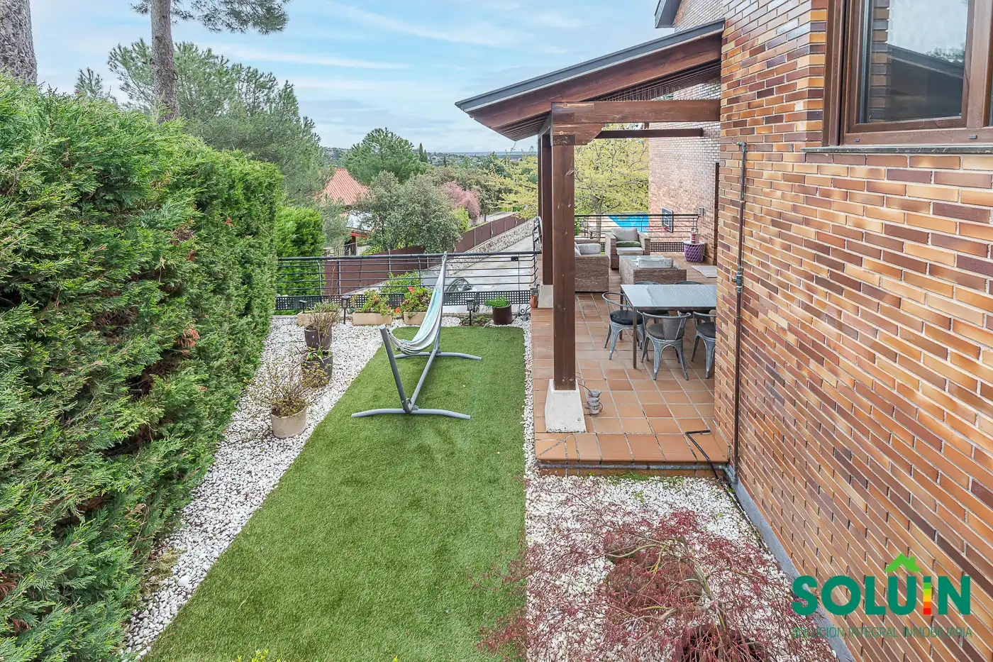 Terrassa de Casa o xalet en venda en Torrelodones amb Aire condicionat, Calefacció i Jardí privat
