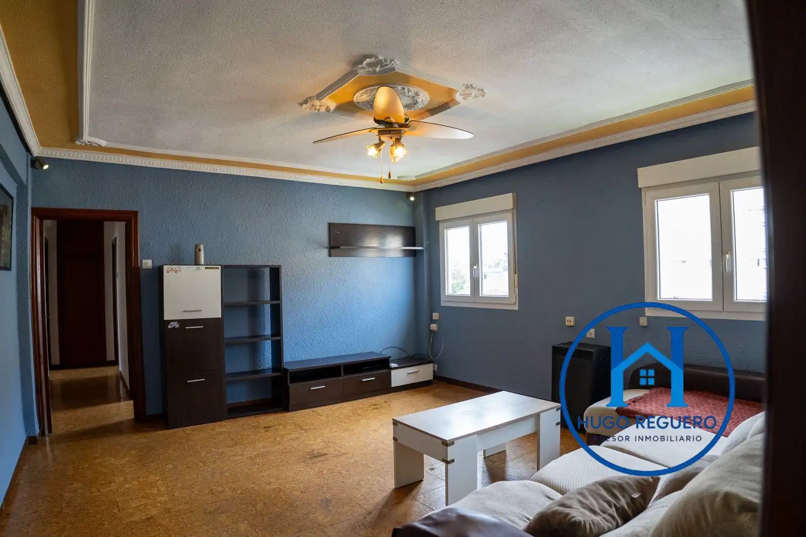 Sala de estar de Piso en venta en Avilés con Calefacción, Amueblado y Lavadora