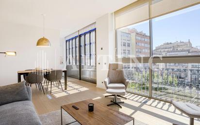 Vista exterior de Pis de lloguer en  Barcelona Capital amb Calefacció i Parquet