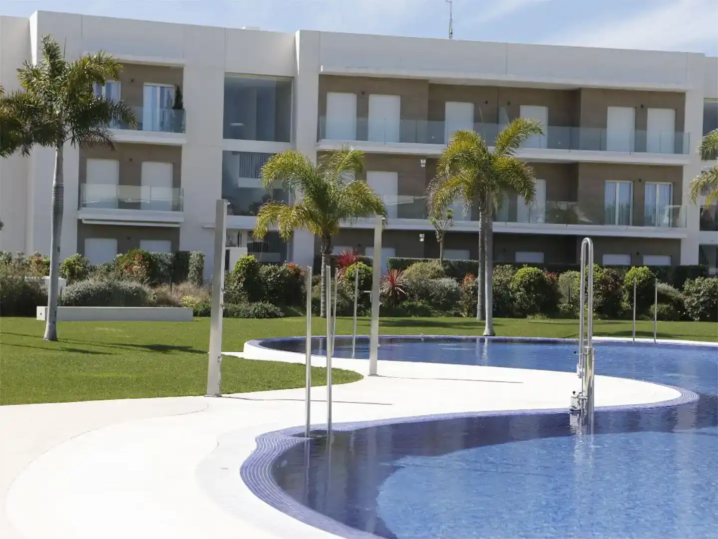 Piscina de Pis de lloguer en Las Tres Piedras - Costa Ballena