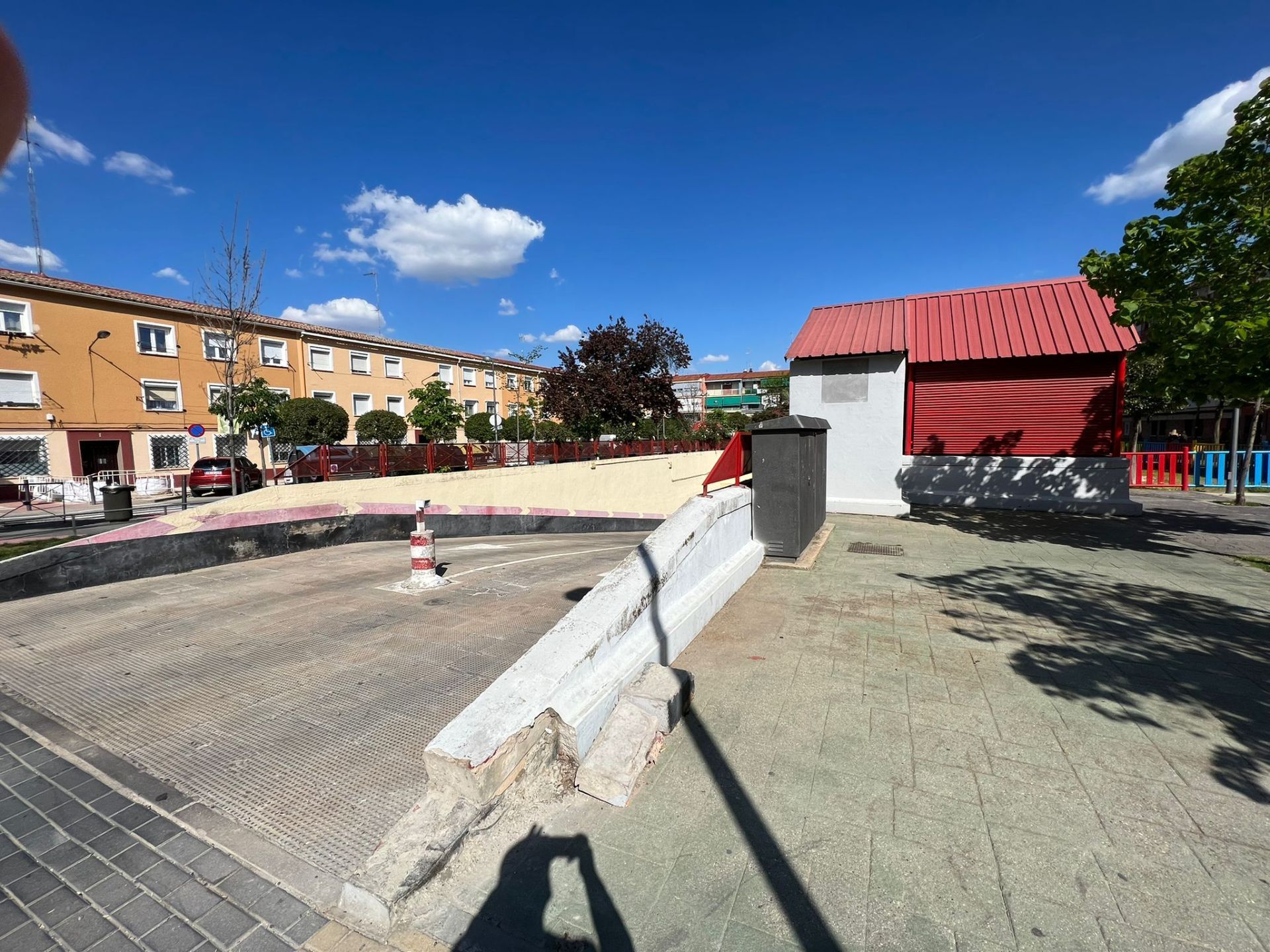 Vista exterior de Garatge en venda en Getafe