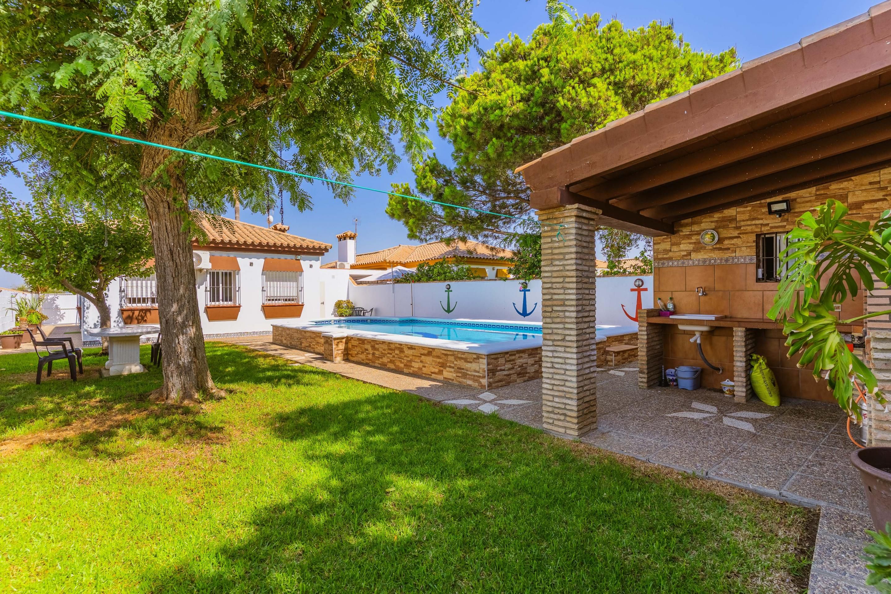 Jardí de Casa o xalet en venda en Chiclana de la Frontera