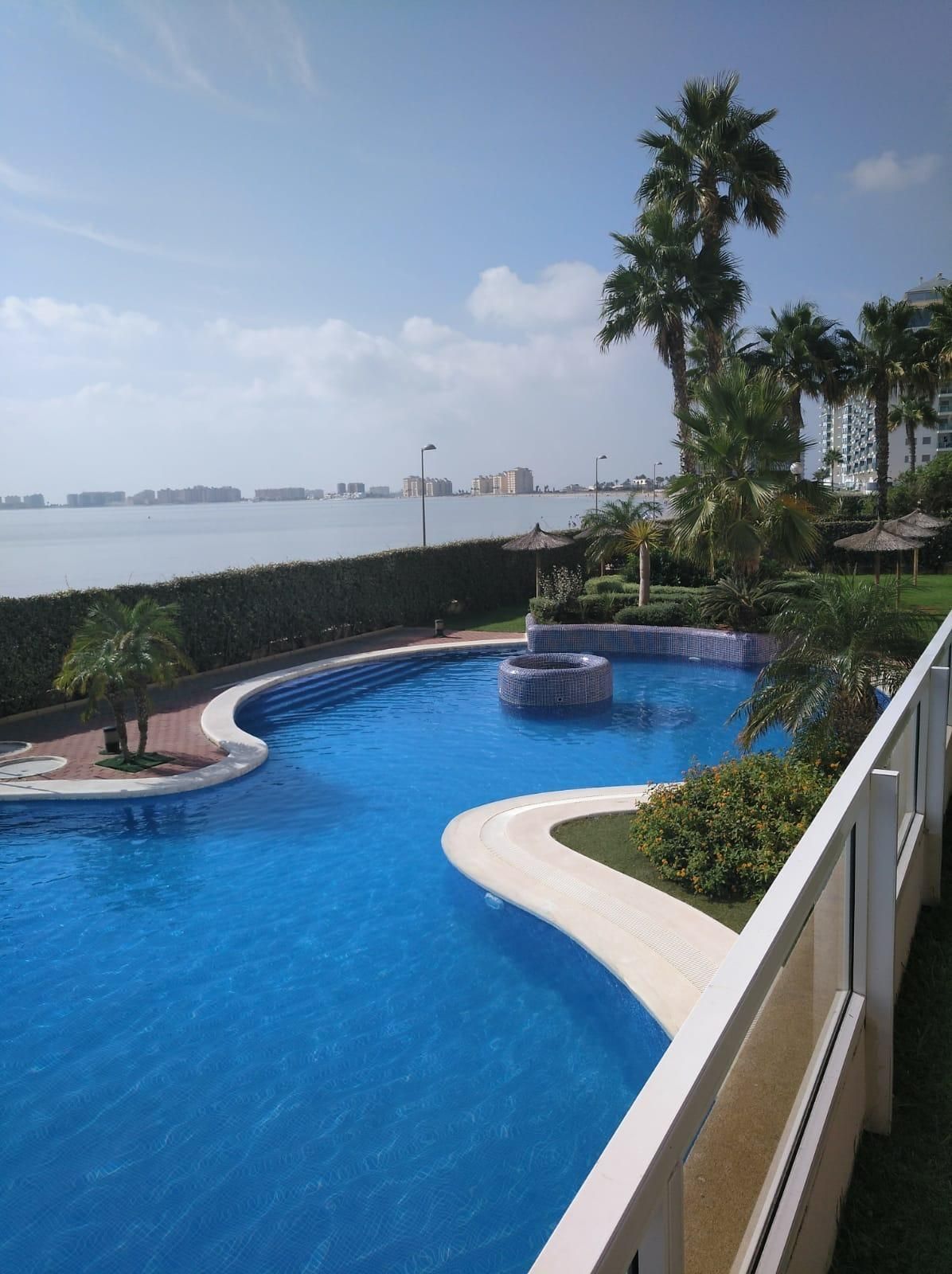 Swimming pool of Flat for sale in La Manga del Mar Menor  with Air Conditioner, Balcony and Community pool