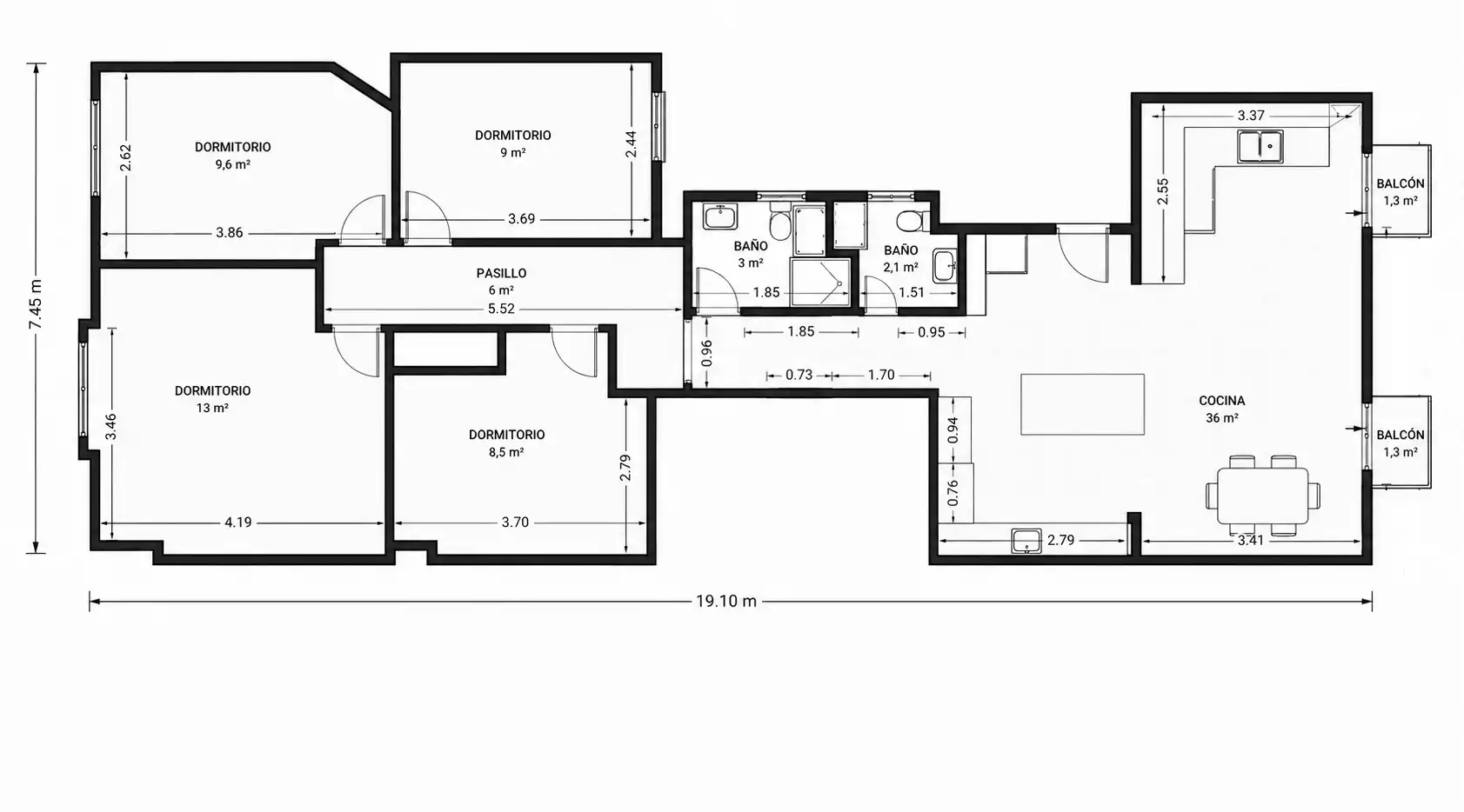 Flat with lift to rent in L'Eixample, imagen 46