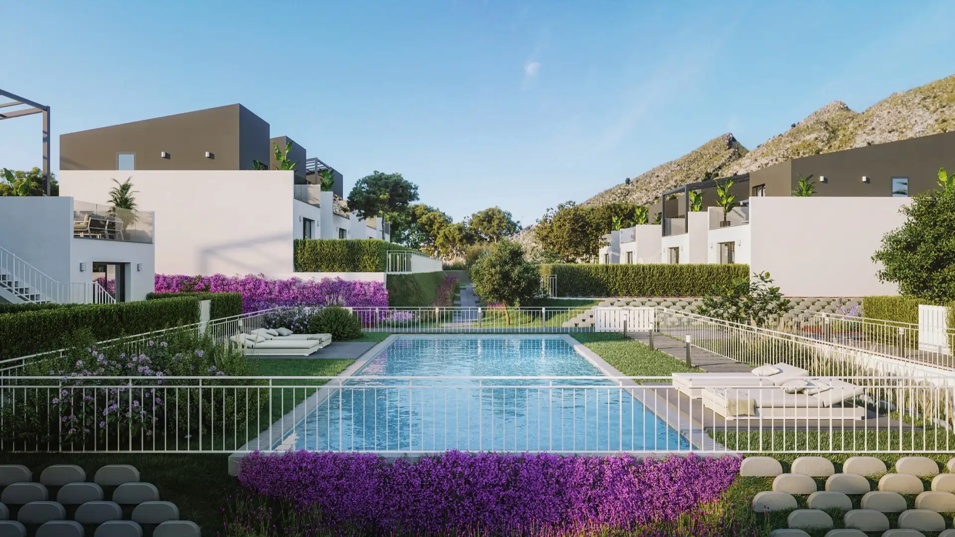Jardín de Casa adosada en venta en Murcia con Aire acondicionado, Jardín privado y Terraza