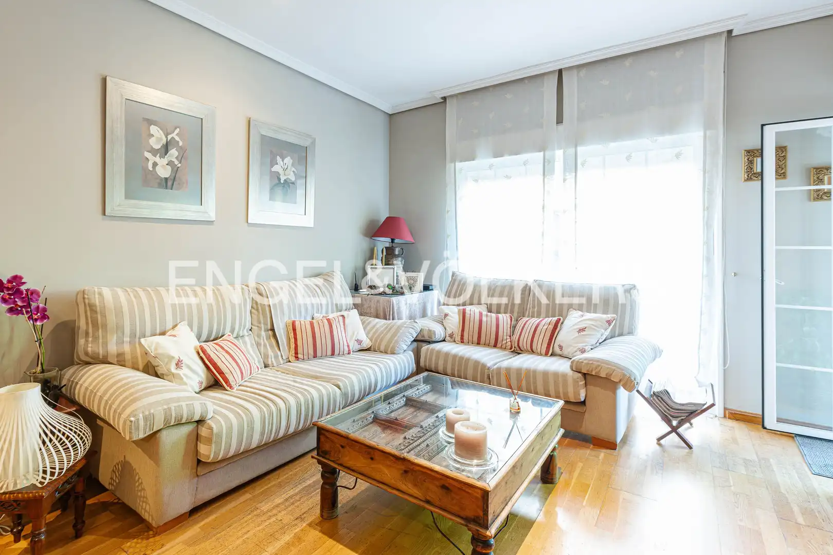 Wohnzimmer von Wohnung zum Verkauf in Majadahonda mit Heizung, Privatgarten und Parkett