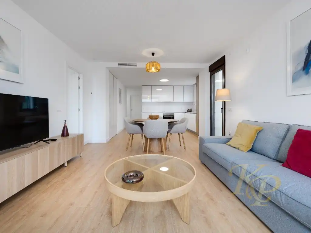 Sala d'estar de Apartament en venda en Orihuela amb Aire condicionat i Jardí privat