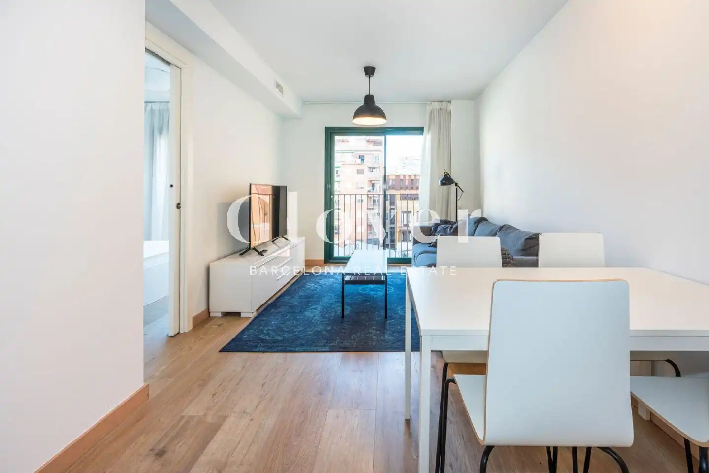 Sala de estar de Piso en venta en Barcelona con Aire acondicionado y Calefacción