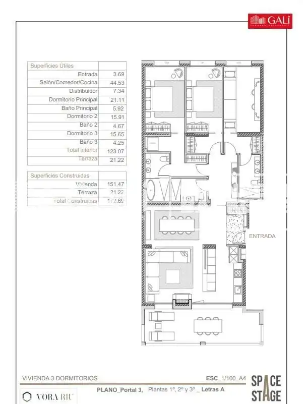 Piso con terraza en venta en Camino Pont del Tarter, imagen 17