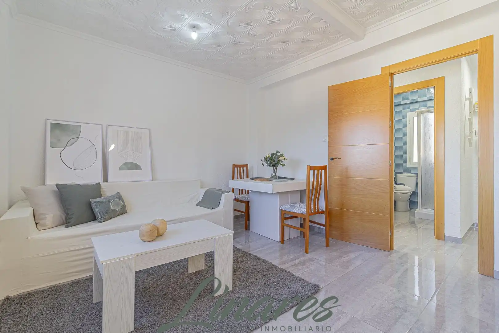 Sala d'estar de Apartament en venda en Cartagena amb Aire condicionat