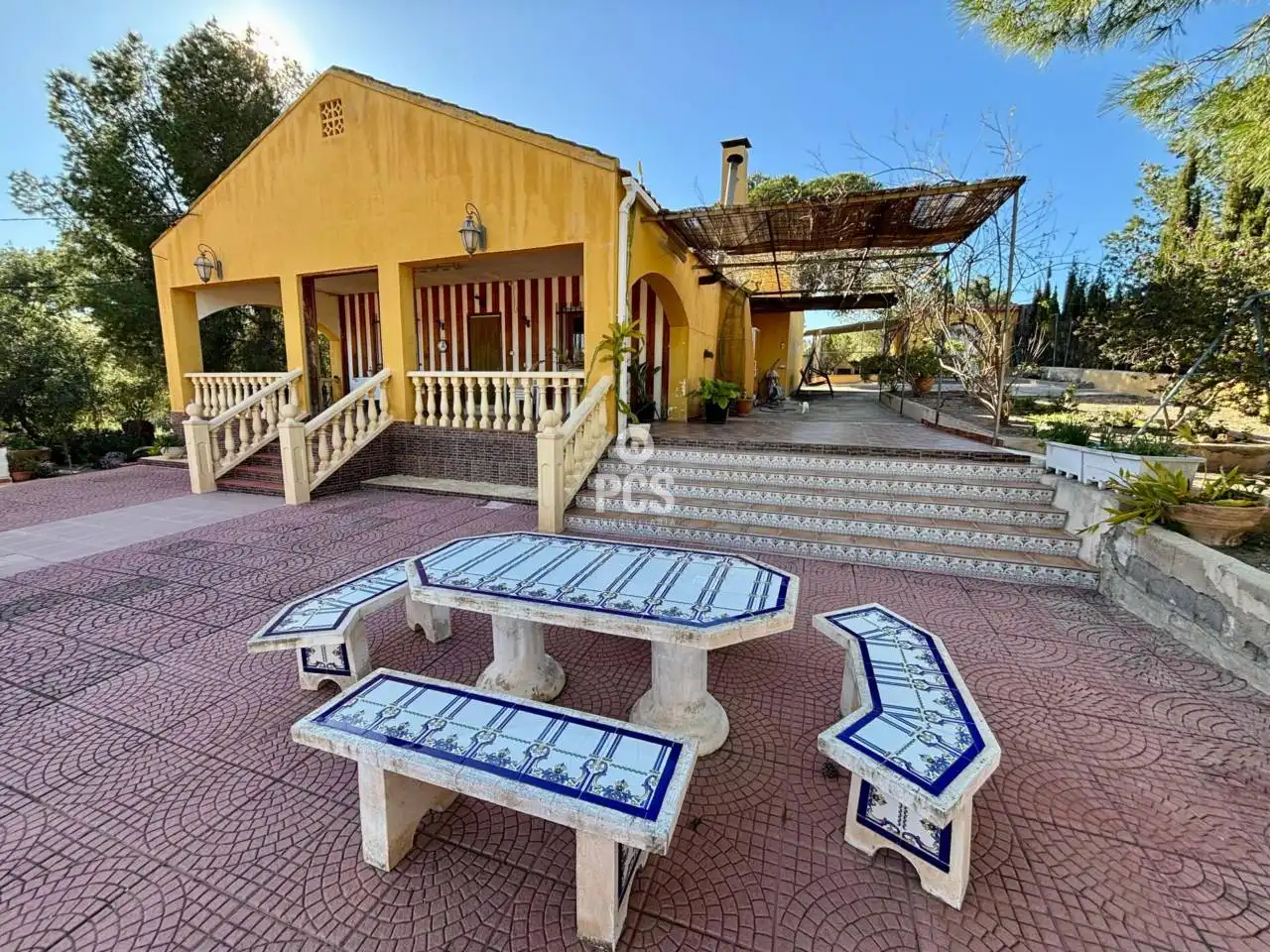 Vista exterior de Casa o chalet en venta en Totana con Jardín privado y Piscina