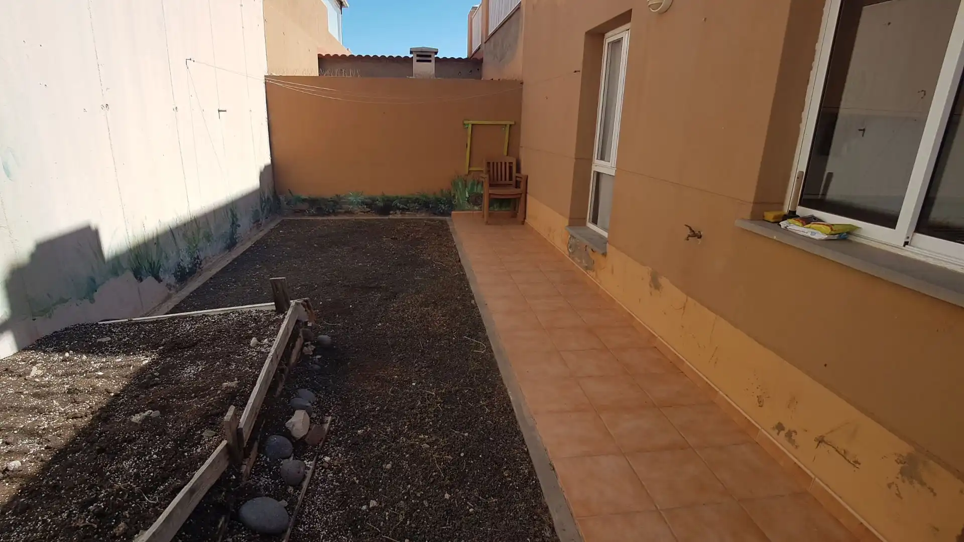 Terraza de Dúplex en venta en La Oliva con Jardín privado