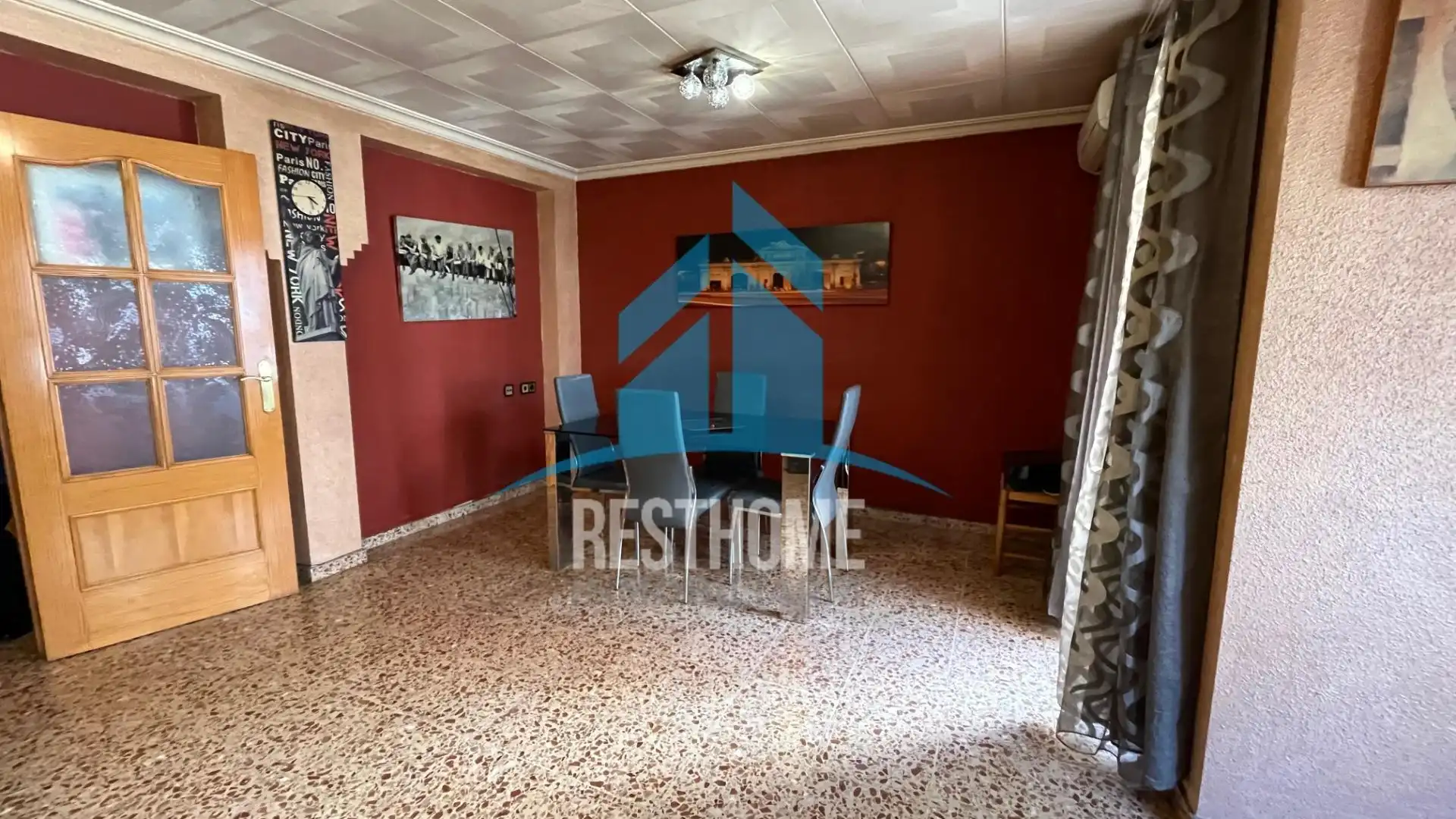 Exterior view of Single-family semi-detached for sale in Sueca  with Air Conditioner, Terrace and Furnished