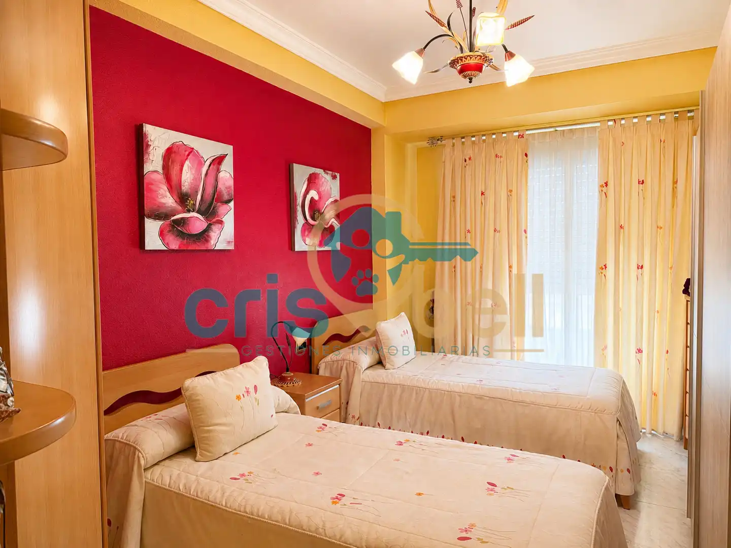 Bedroom of Flat for sale in Lorca  with Storage room, Furnished and Oven