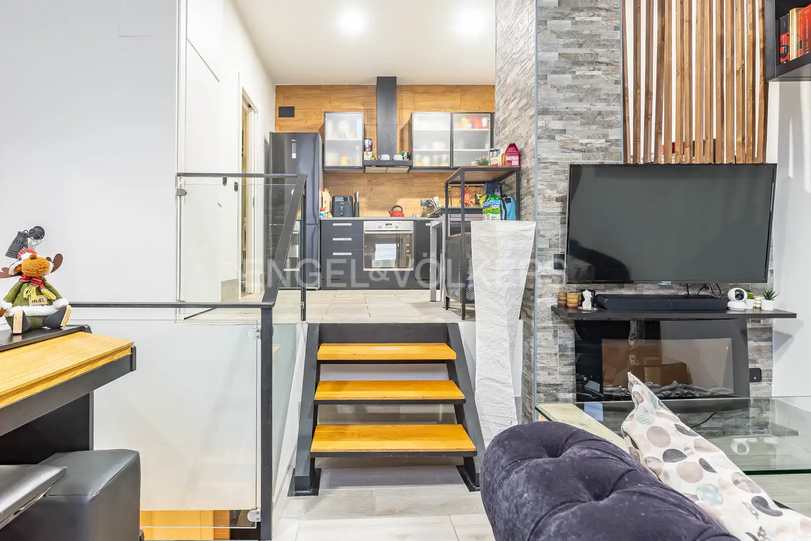 Maisonette zur Miete in Madrid mit Klimaanlage, Heizung und Möbliert