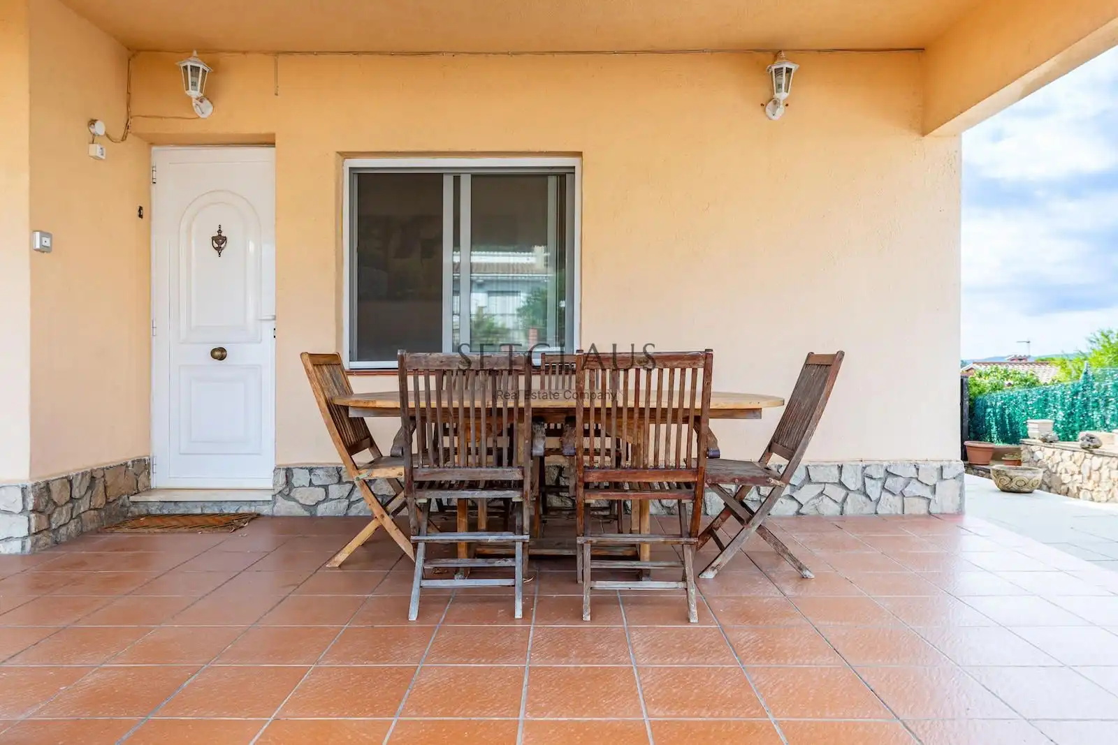 Terrassa de Casa o xalet en venda en Fogars de la Selva amb Calefacció, Jardí privat i Terrassa