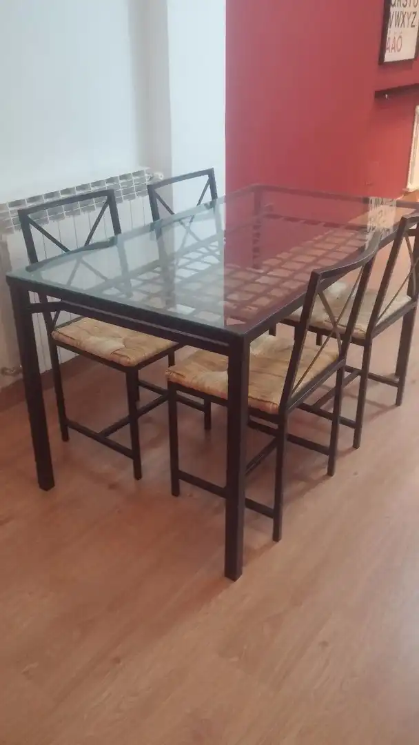 Menjador de Apartament de lloguer en Salamanca amb Calefacció, Parquet i Moblat